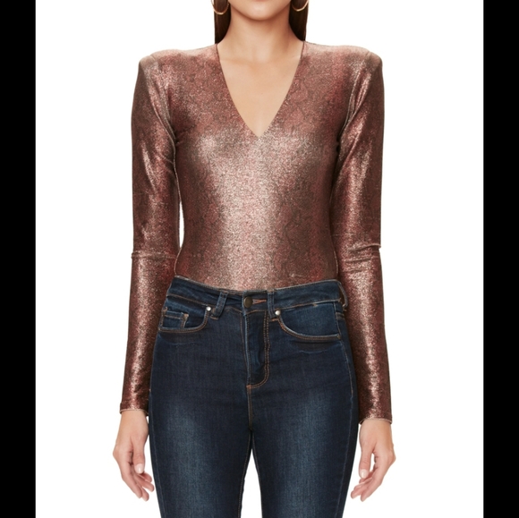 AFRM Tops - AFRM Deep V Bodysuit